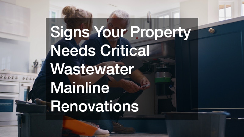 Signs Your Property Needs Critical Wastewater Mainline Renovations